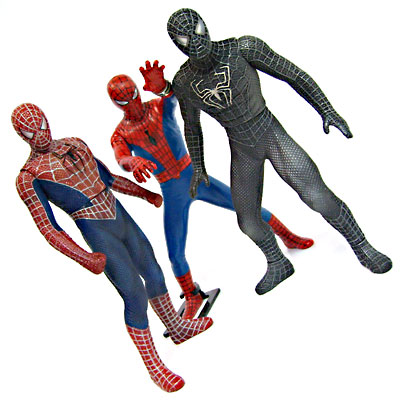 スパイダーマン＆ブラックスパイダーマン BANDAI-